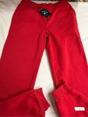 Red Fleece Sweatpants -